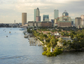 View of downtown Tampa, Florida from the harbor. - PhotoDune Item for Sale