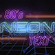 Retro Neon Titles - VideoHive Item for Sale