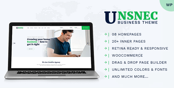 Unsnec - Multipurpose Business WordPress Theme