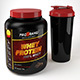 Protein Bottle and Shaker - 3DOcean Item for Sale