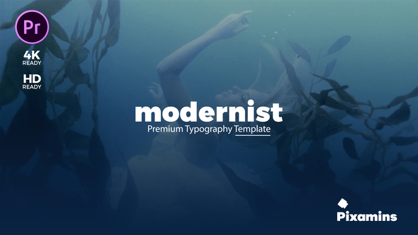 Modernist Premium Typography | Essential Graphics | Mogrt