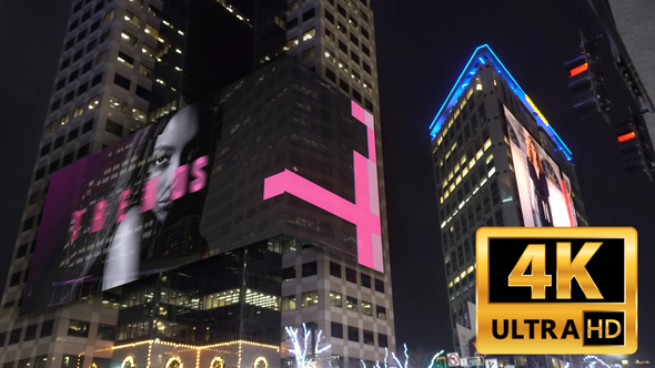 Night City Displays Mockup