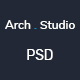Arch Studio-One Page Architecture PSD Template - ThemeForest Item for Sale