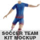 Soccer Team Kit Mockup - GraphicRiver Item for Sale
