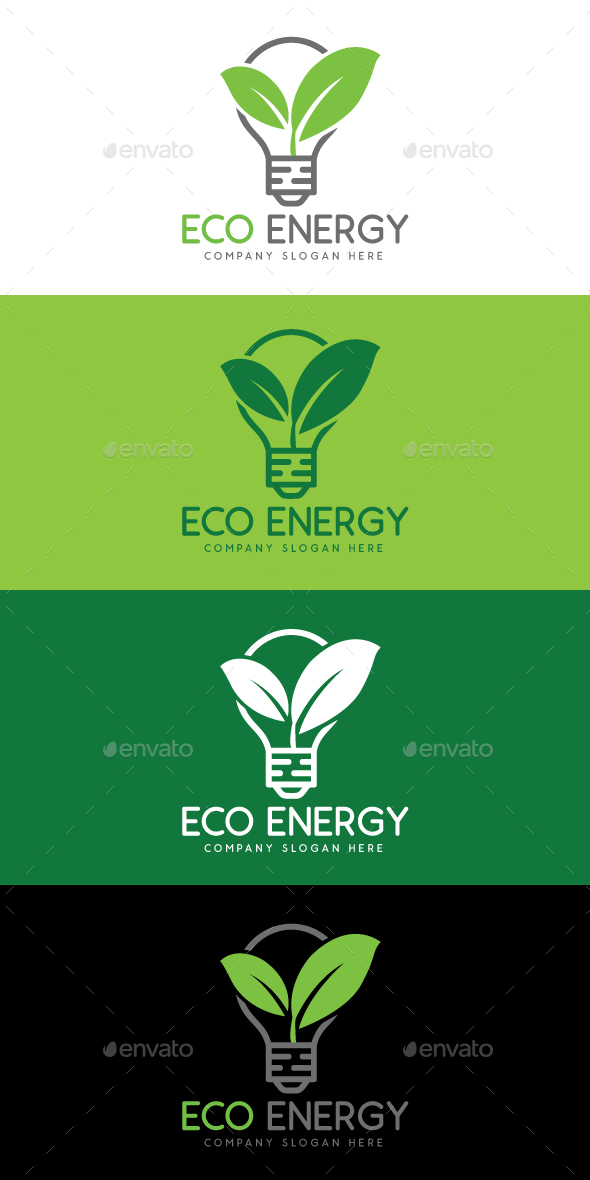 Eco and Green Energy Logo Template
