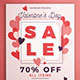 Valentine's Day Sale Flyer Vol. 01 - GraphicRiver Item for Sale