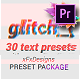 Project-x Glitch 30 Text Presets For Premiere Pro | Mogrt - VideoHive Item for Sale
