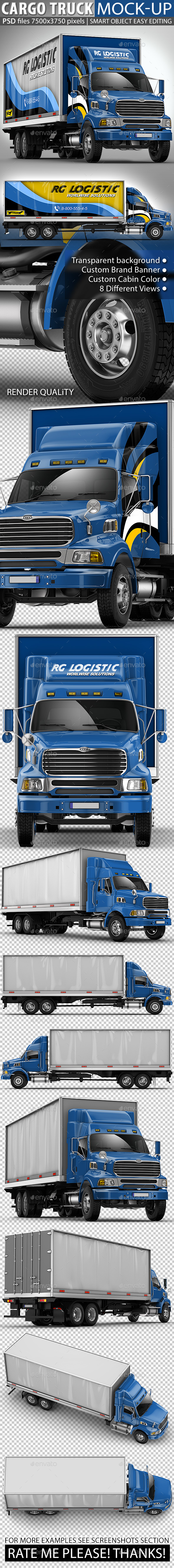 Cargo Truck Mock-Up based Ford Sterling