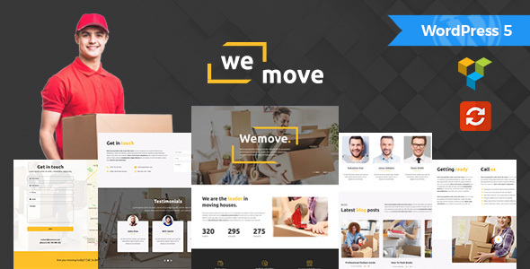 WeMove - Home Moving & Logistic WordPress Theme