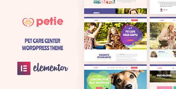 Petie – Pet Care Center & Veterinary WordPress Theme