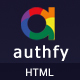 Authfy - Responsive Login and Signup Page Template - ThemeForest Item for Sale