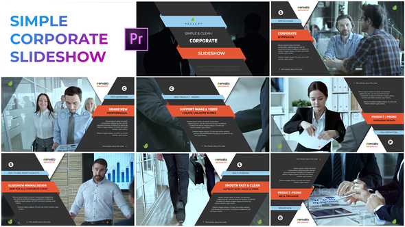 Simple Corporate Slideshow – Premiere Pro