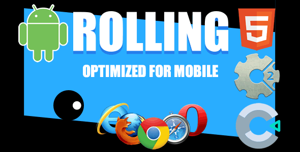 Rolling HTML5 Game (CAPX , 3cp Construct 3 Source Code)