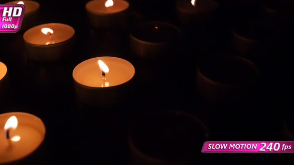 Candles Ignite Spontaneously One After Another alt