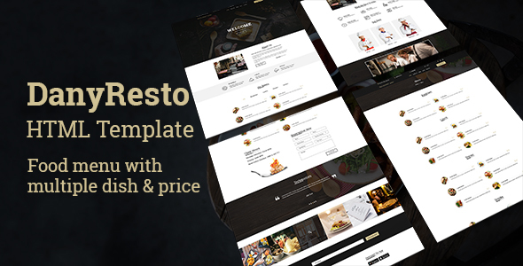 DanyResto | Food & Restaurant Template