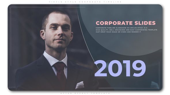 Circle Style Corporate Timeline