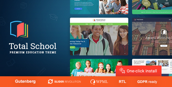 Total School – LMS and Education WordPress Theme