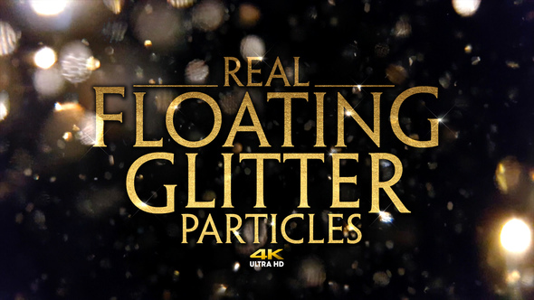Real Floating Glitter Particles 4K alt