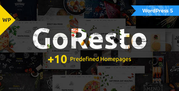 GoResto – Multipurpose Restaurant & Table Booking WordPress Theme