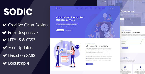 Sodic - Multi-Purpose OnePage Template