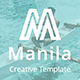 Manila Creative Keynote Template - GraphicRiver Item for Sale