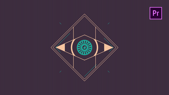 Minimal Abstract Eye Logo