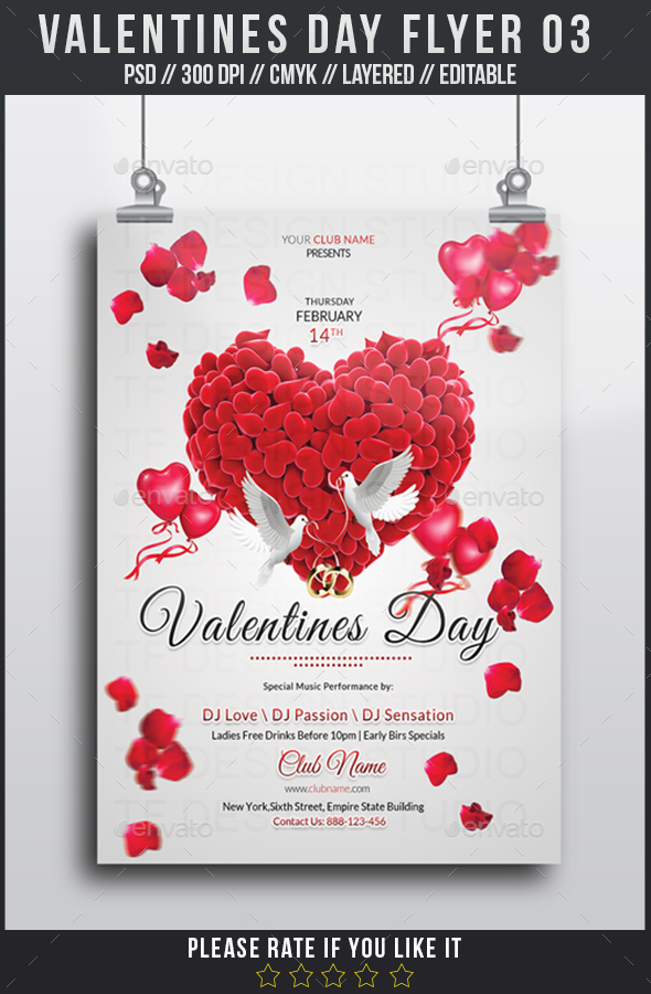 Valentines Day Flyer 03