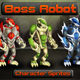 Boss Robot 2D Sprites - GraphicRiver Item for Sale