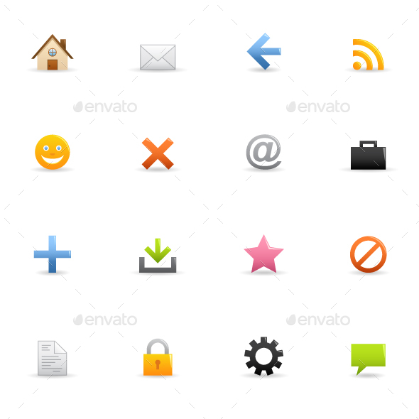 Web & Browser - Color Vector Icons