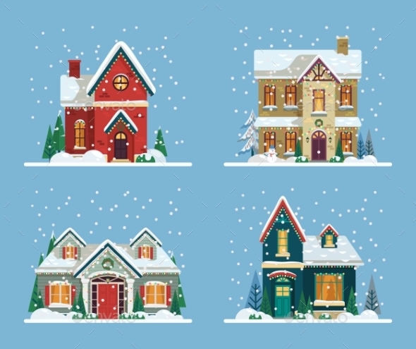 Buildings or Houses Decorated