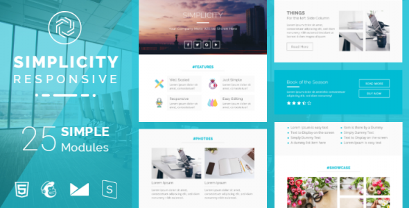 Simplicity Responsive Email Template | Version 2