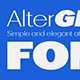 AlterGlam Elegant Extended Font - GraphicRiver Item for Sale