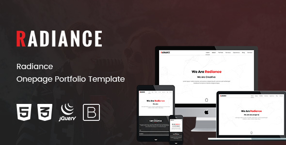 Radiance - Onepage Portfolio Template