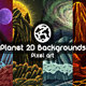 2D Game Planet Backgrounds Pixel Art - GraphicRiver Item for Sale