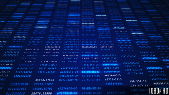 Digital Computer Data Security Screen Closeup alt