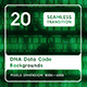 20 Dna Data Code Backgrounds - 3DOcean Item for Sale