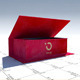 wine velvet box - 3DOcean Item for Sale