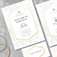 Marble Wedding Invitation Suite - GraphicRiver Item for Sale