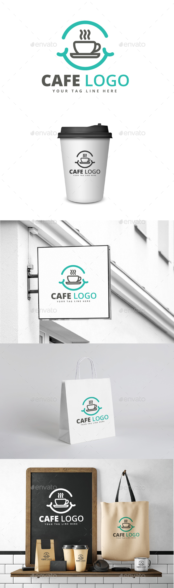 Cafe and Coffee Logo Design