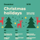 Christmas Schedule Poster Template - GraphicRiver Item for Sale