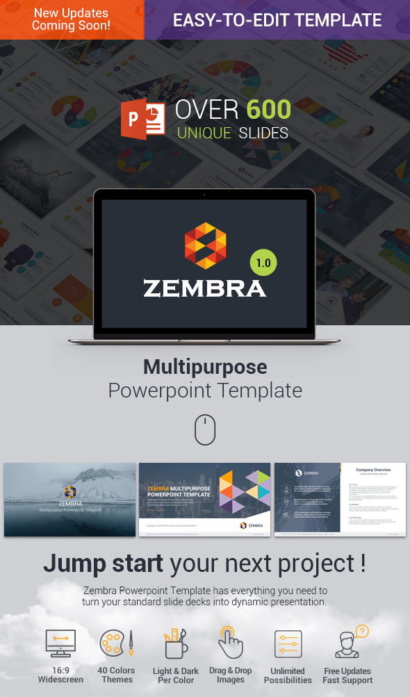 Zembra | MultiPurpose PowerPoint Template