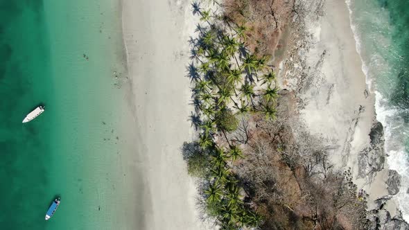 Virgin Unspoiled Caribbean Tropical White Sandy Beach