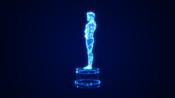 Oscar 3 D Hologram