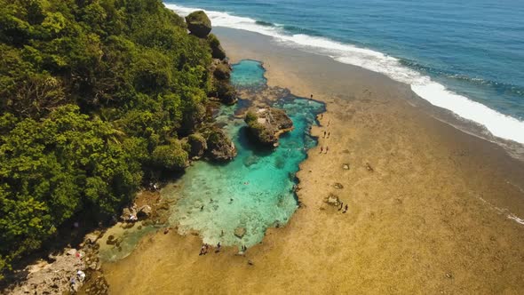 Natural Rock Pools. Philippines, Siargao