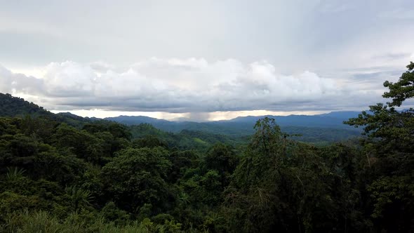Time Lapse clouds over the mountains in Sajek Chittagong