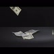 American $100 Bills Falling onto a Reflective Surface - MONEY 0044 - VideoHive Item for Sale