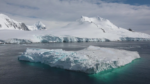 Antarctic Ocean Environment. Arctic Ice Nature Landscape. Global warming. Climate change.