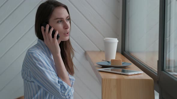 Female Talking on a Mobile Phone