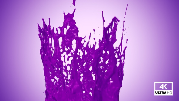 Purple Paint Crown Splash & Falling Down alt