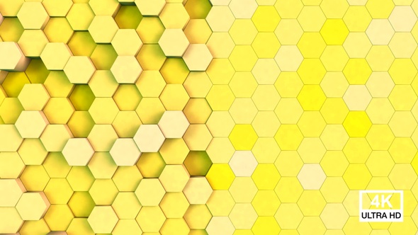 Hexagonal Background Yellow V2